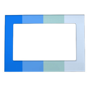 Beach Vibes, Blue Stripes Magnetic Frame