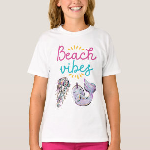Beach Vibes Narwhale T-Shirt