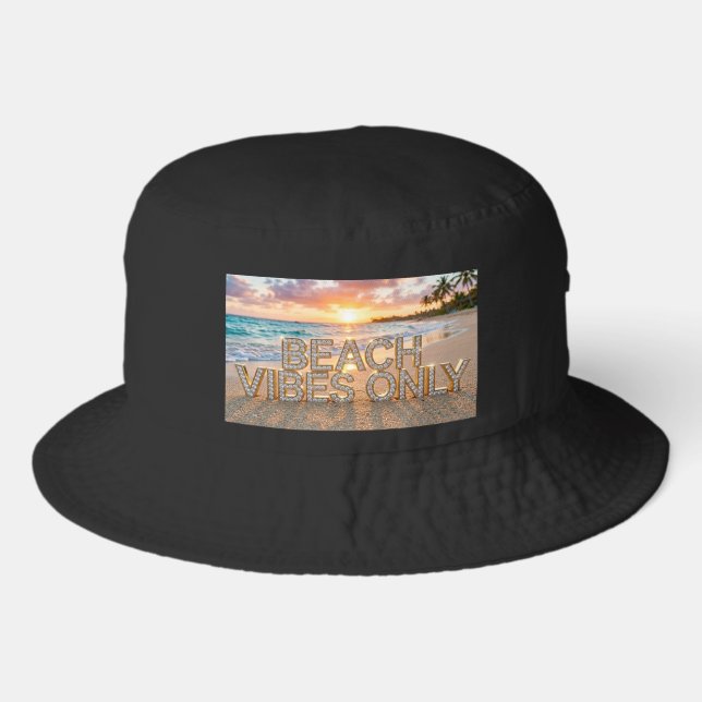Beach Vibes Only Bucket Hat (Front)