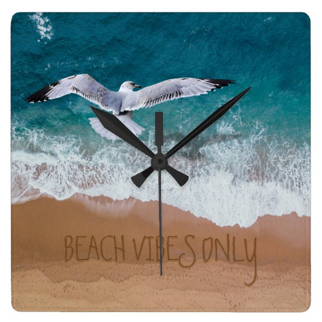 Beach Vibes Only Seashore Coastal Seagull