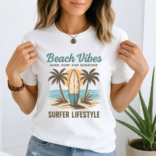 Beach Vibes Surf Vintage T-Shirt