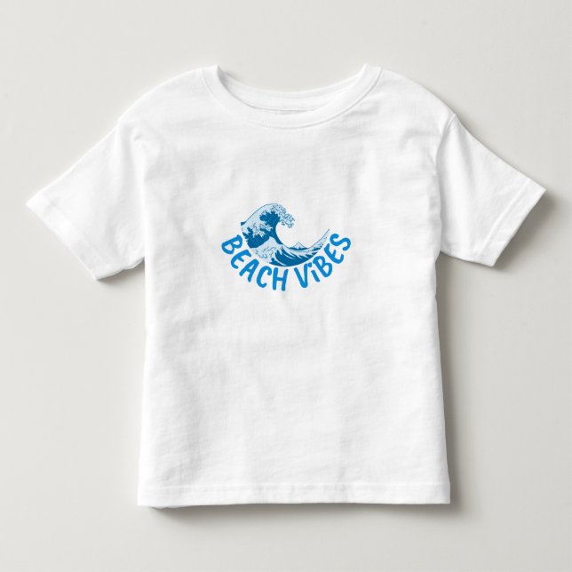 Beach vibes toddler t-shirt (Front)
