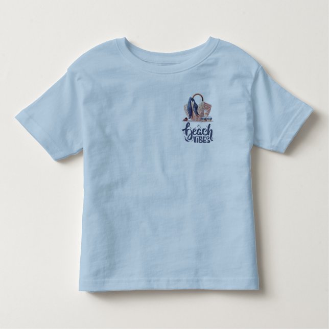 Beach Vibes  Toddler T-shirt (Front)