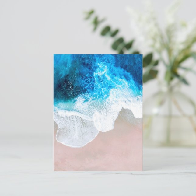 Beach View Holiday Postcard (Standing Front)