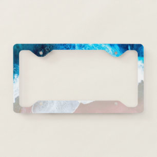 Beach View License Plate Frame