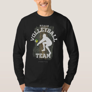 Beach Volleyball Argentina Flag Love Volleyball Pl T-Shirt