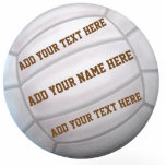 Beach Volleyball Cutout<br><div class="desc">A single beach volleyball where you can add your text.</div>