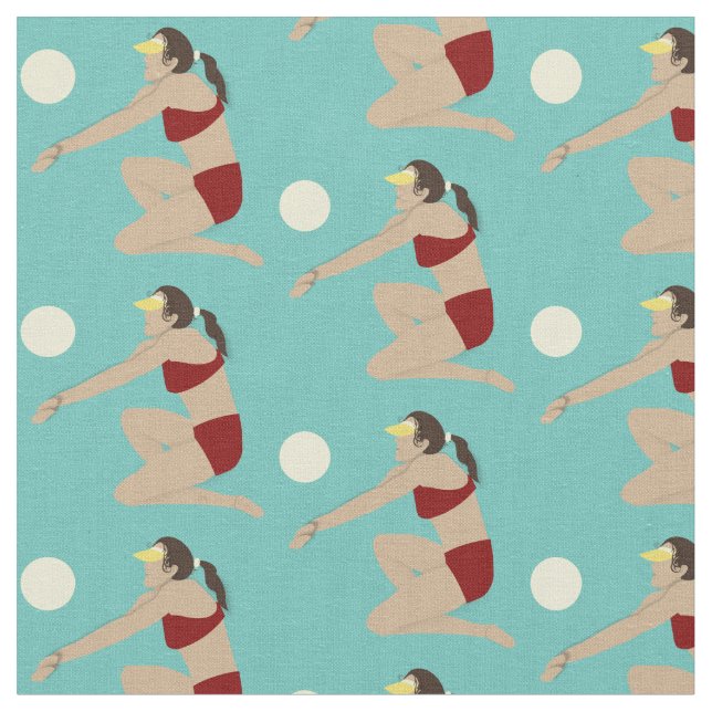 Beach Volleyball Fabric (Close Up)