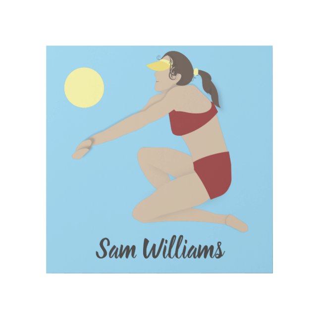 Beach Volleyball Gallery Wrap (Front)