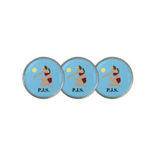 Beach Volleyball Golf Ball Marker