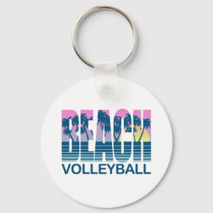 Beach Volleyball Keychain