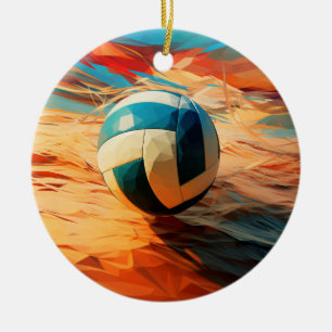 Beach Volleyball Ornament