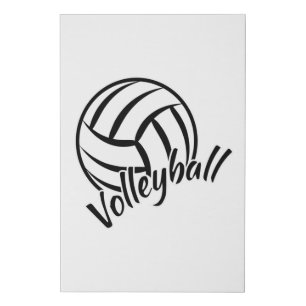 Beach Volleyball Player Volleyball Girl Team Gift Faux Canvas Print