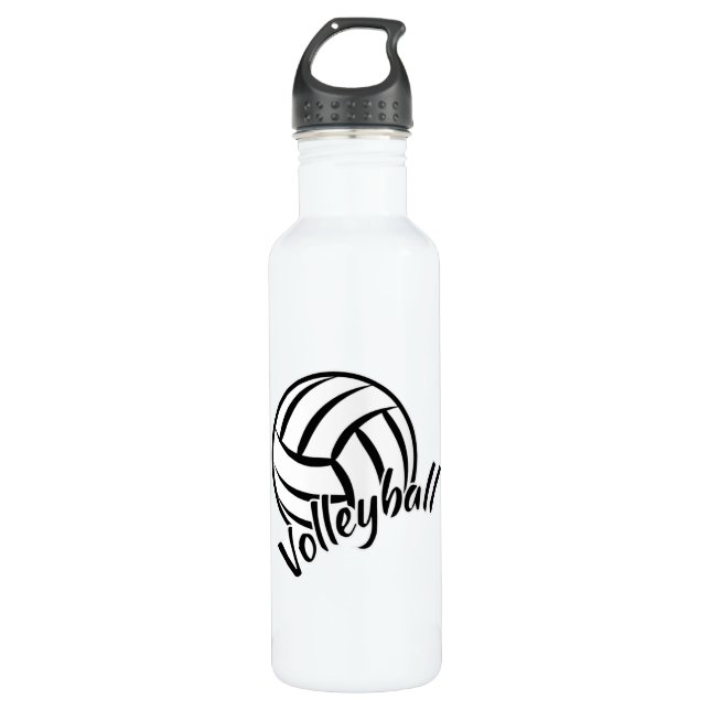 Beach Volleyball Player Volleyball Girl Team Gift Stainless Steel Water Bottle (Front)
