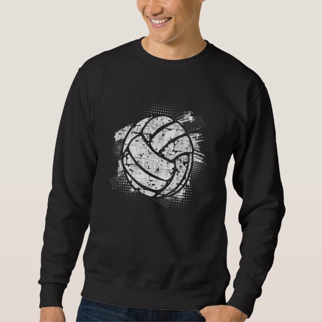 Beach Volleyball   Setters Players Team Coach Spor Sweatshirt (Front)