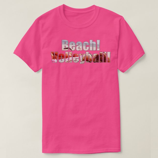 Beach Volleyball T-Shirt (Design Front)