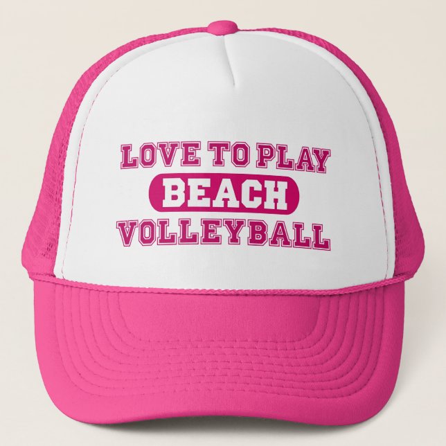 Beach Volleyball Trucker Hat (Front)