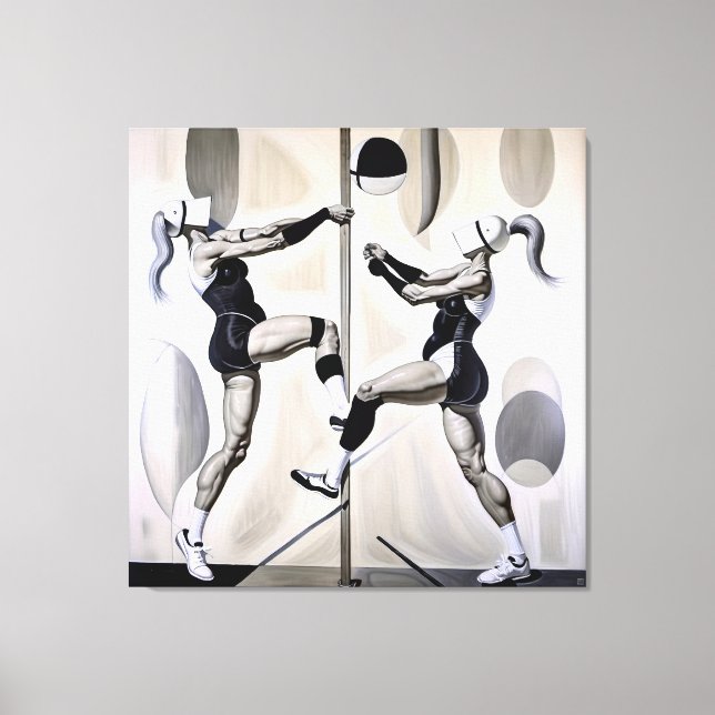 Beach Volleyball - Wrapped Canvas Art Print (Front)