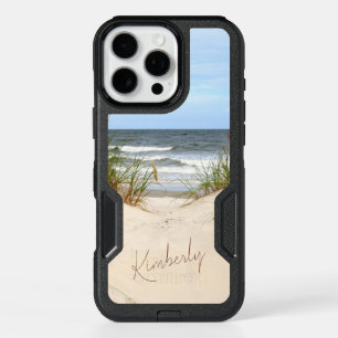 Beach w/Name iPhone 16 Pro Max Case