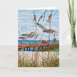 Beach Walk Card
