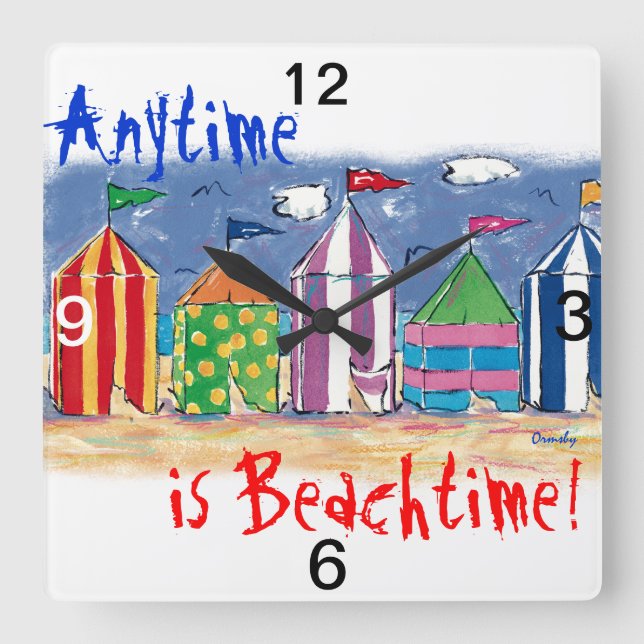 Beach Wall Clock (Front)