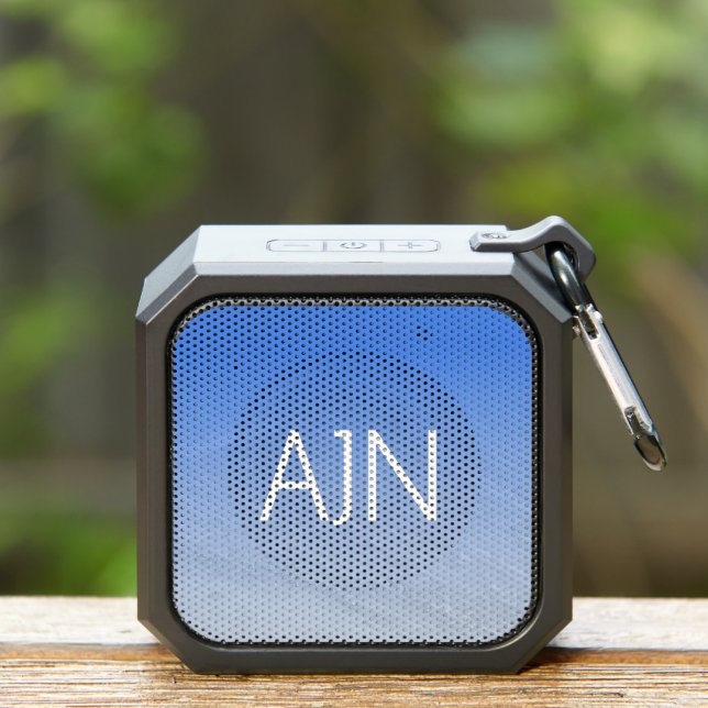 Beach Water Monogrammed Bluetooth Speaker (Insitu(Outdoor))