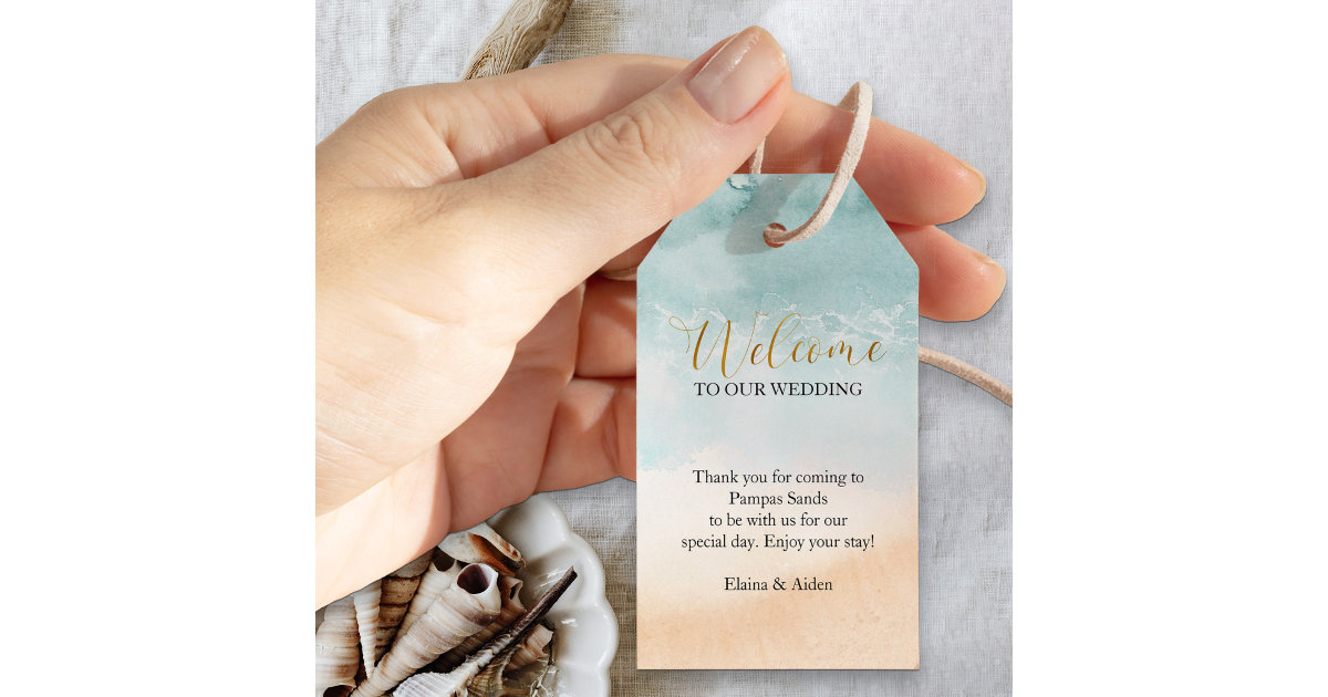 Beach Badge Welcome Bag, Gift Bag