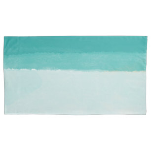 Beach Watercolor Pillow Case