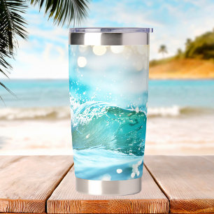 Beach Wave Turquoise Ocean Insulated Tumbler