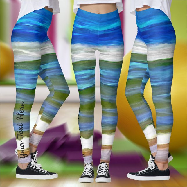 Beach Waves 0346 Leggings (Creator Uploaded)