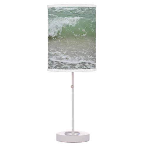 Beach Waves Sand Seashore Ocean Seascape Table Lamp