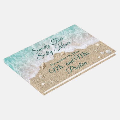 Beach Waves Sandy Toes Guest Book