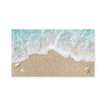 Beach Waves Sandy Toes Salty Kisses Business Card