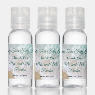 Beach Waves Sandy Toes Salty Kisses Hand Sanitizer