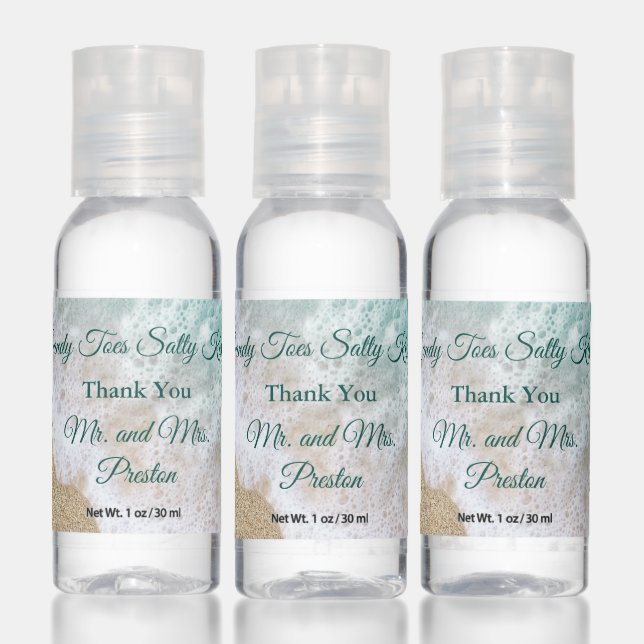 Beach Waves Sandy Toes Salty Kisses Hand Sanitizer (Set)