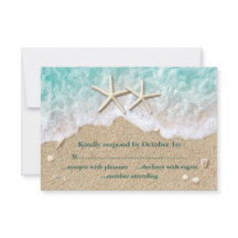 Beach Waves & Starfish RSVP