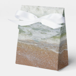 Beach Waves Tropical Wedding Photography Thank You Favor Boxes