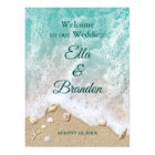 Beach Waves Wedding Poster