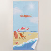 Beach Way by the Water, Name, Parasol, Chair