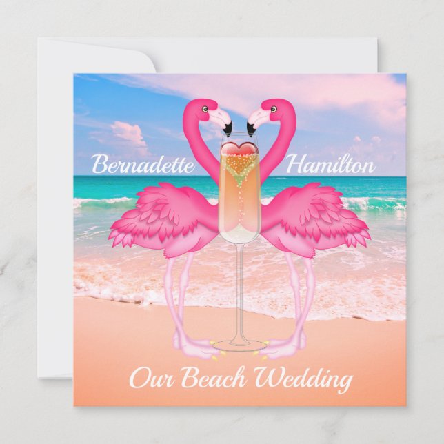 Beach Wedding 2 Invitation (Front)