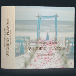 Beach Wedding Arbor 3 Ring Binder<br><div class="desc">Beach wedding planner.</div>