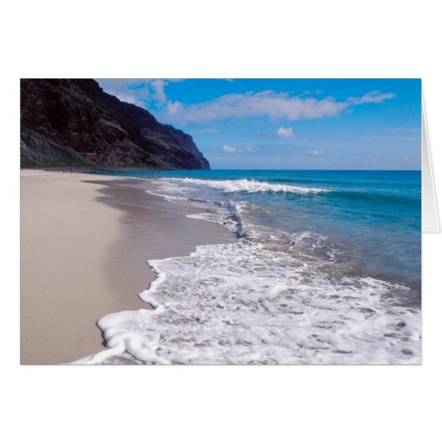 Beach Wedding Backdrop Cards (Front Horizontal)