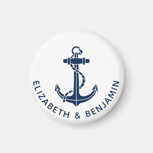 Beach Wedding Boat Anchor Swag Magnet