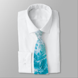 Beach Wedding Bridal Party Men's Neck Tie