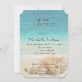 Beach Wedding  Bridal Shower Invitation (Front)