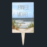 Beach Wedding Cake Topper<br><div class="desc">Beach</div>