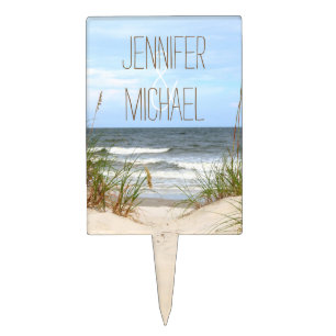 Beach Wedding Cake Topper