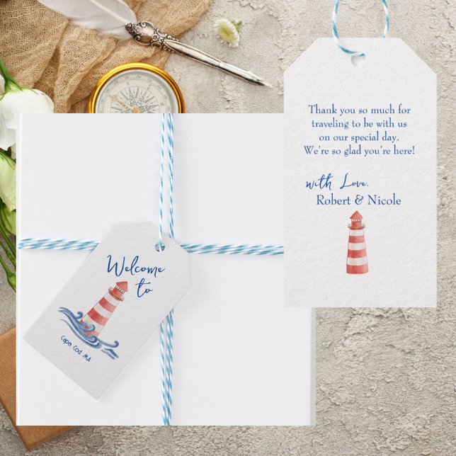 Beach Wedding - Cape Cod  Gift Tags (Creator Uploaded)