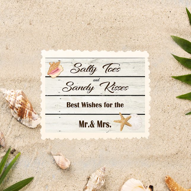 Beach Wedding Card (Beach Wedding Card)