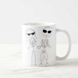 Beach Wedding Couple Coffee Mug
